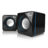 XTECH XTS110 - Mini parlantes estereo con alimentación USB y cable de 3,5mm