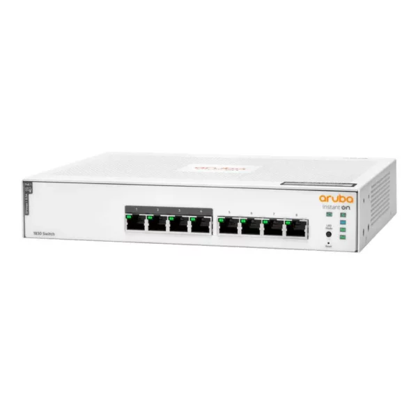 HPE Aruba Instant On 1830 8G 4p Class4 PoE 65W Switch - Conmutador - inteligente