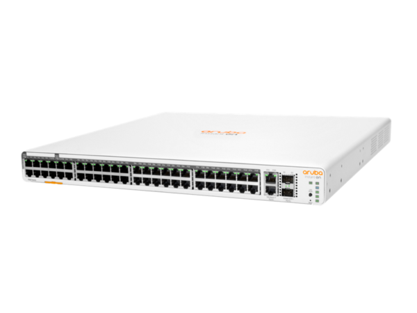 HPE Aruba Instant On 1960 48G 40p Class4 8p Class6 PoE 2XGT 2SFP+ 600W Switch - Conmutador - Gestionado - Imagen 2