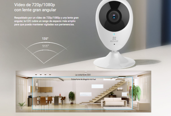 EZVIZ C2C 1080p - Cámara de casa inteligente | Para Interiores - Wifi - Imagen 4