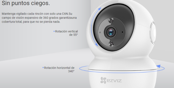 EZVIZ C6N Full HD 1080p Cámara de casa inteligente | Para Interiores - Wifi - Imagen 4