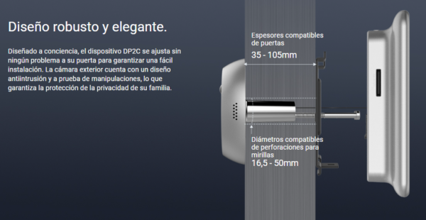 EZVIZ DP2C - Sistema de intercomunicación de vídeo 1080p - Wifi - Imagen 6