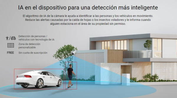 EZVIZ H3 2K Cámara para hogar inteligente con wifi | Para Exteriores - Imagen 5