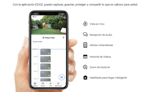 EZVIZ H3 2K Cámara para hogar inteligente con wifi | Para Exteriores - Imagen 9